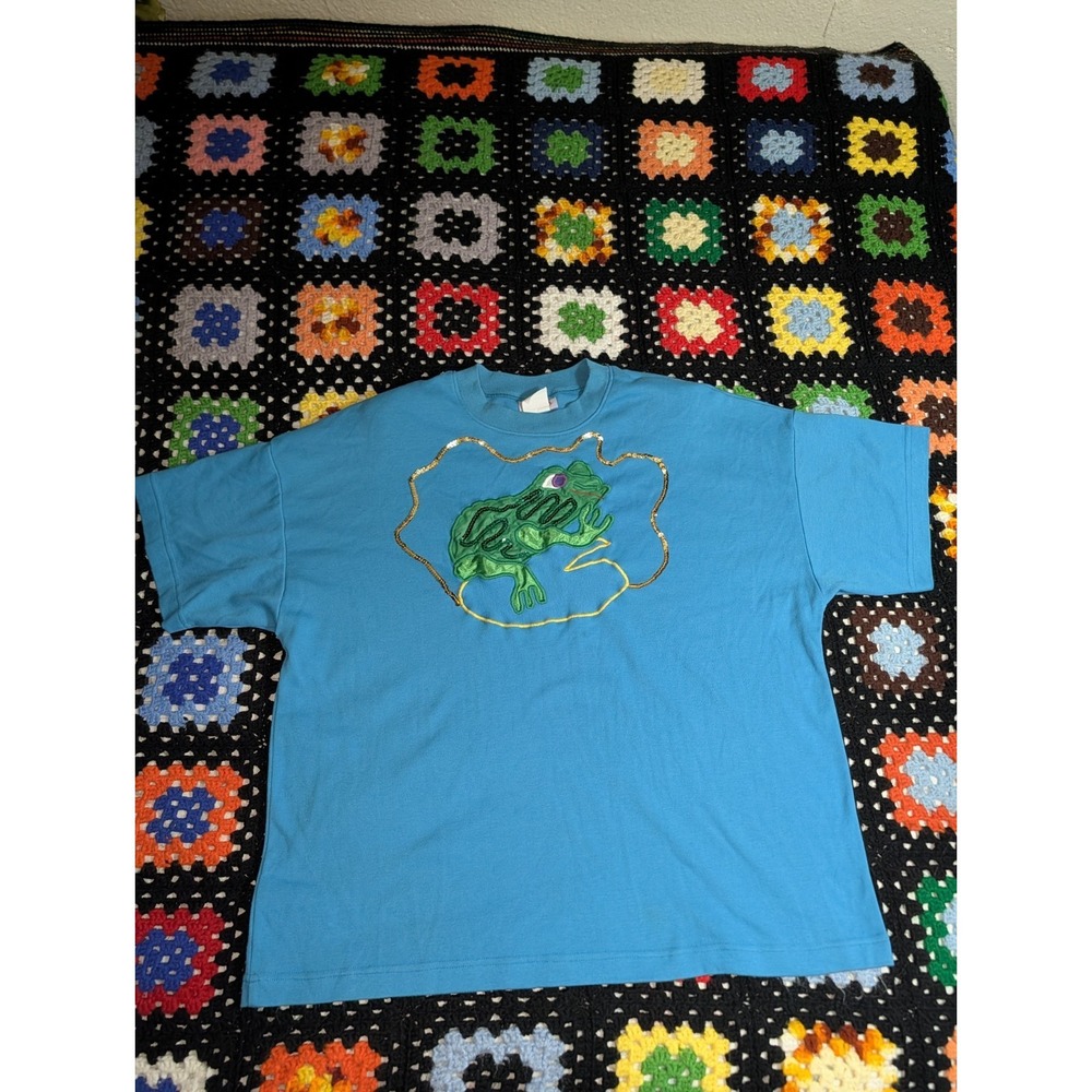Vintage Frog Shirt Southern Stitches and More‎ Women's Size 2X